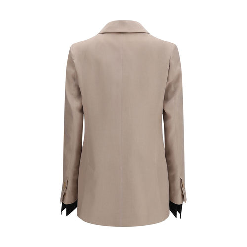 Feltro Silk Double‑Breasted Blazer