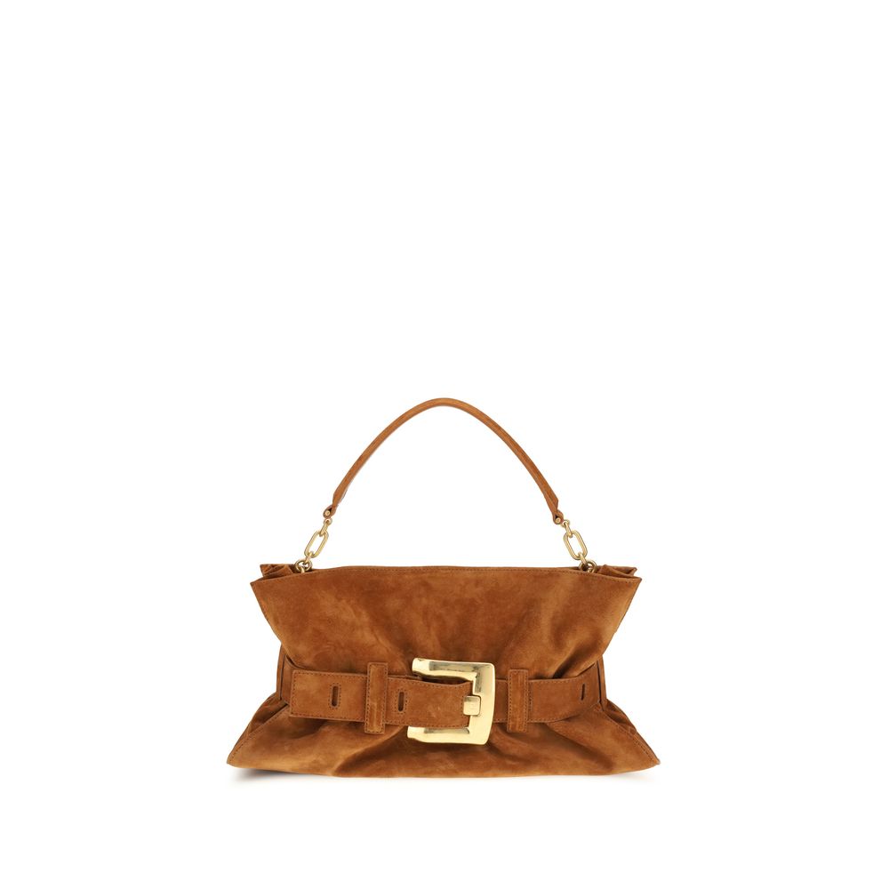 Medium Suede Calfskin Anthem Bag