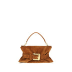 Medium Suede Calfskin Anthem Bag