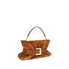 Medium Suede Calfskin Anthem Bag