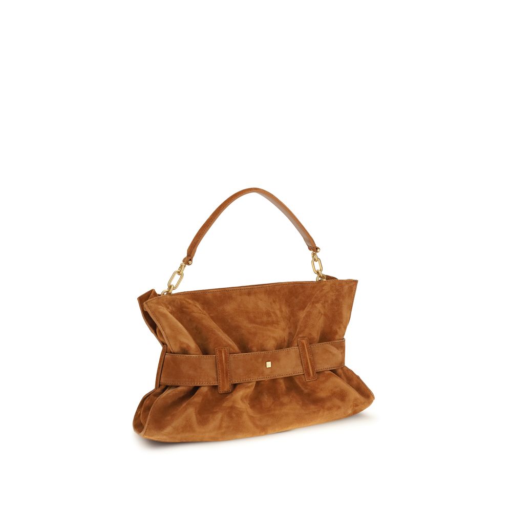 Medium Suede Calfskin Anthem Bag