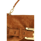 Medium Suede Calfskin Anthem Bag
