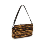 Compact Timmy Wood Beads Shoulder Bag