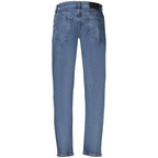 Blue Cotton Regular Fit Jeans