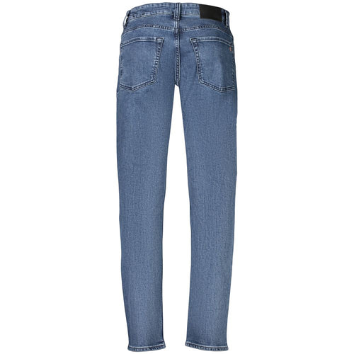 Blue Cotton Regular-Fit Jeans