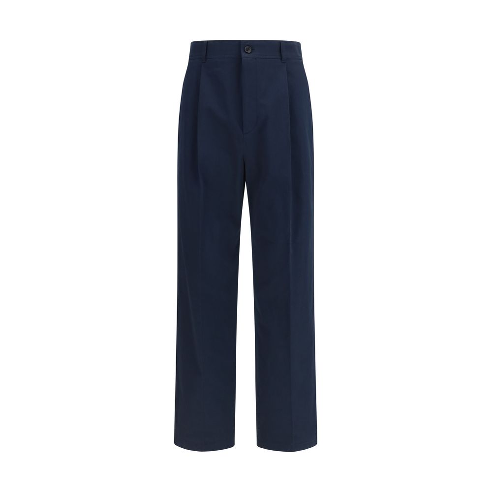 Straight Cotton Pants