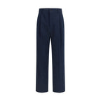 Straight Cotton Pants