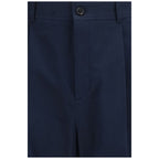 Straight Cotton Pants