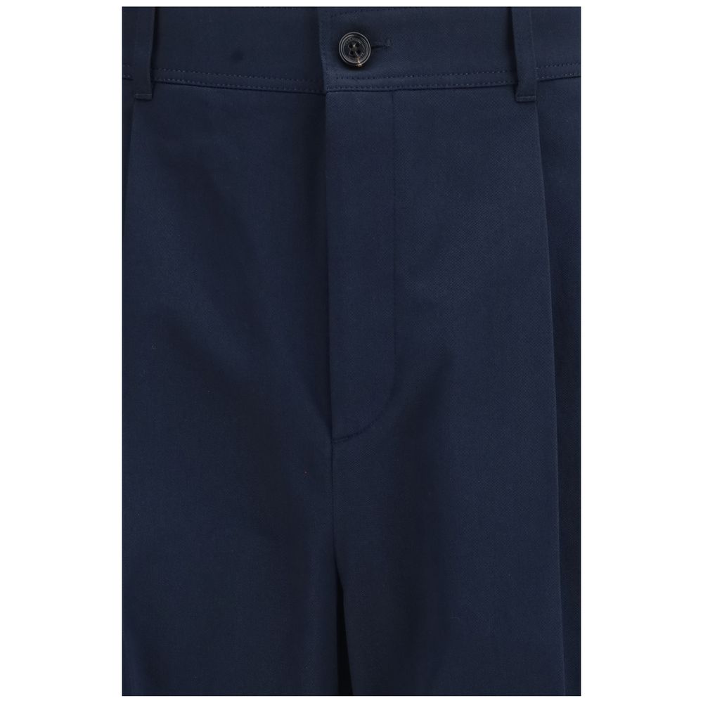 Straight Cotton Pants