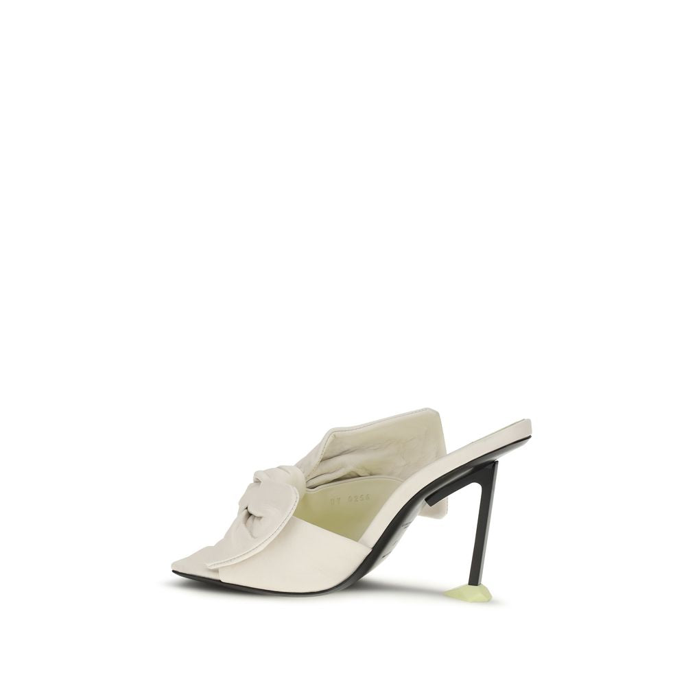 Boudoir Shearling Nappa Heeled Mules