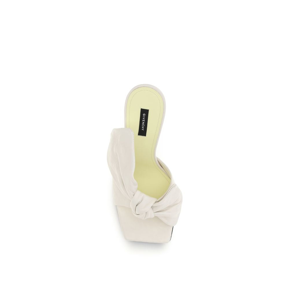 Boudoir Shearling Nappa Heeled Mules