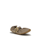 Soft Lambskin Buckle Strap Ballerinas