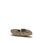 Soft Lambskin Buckle Strap Ballerinas
