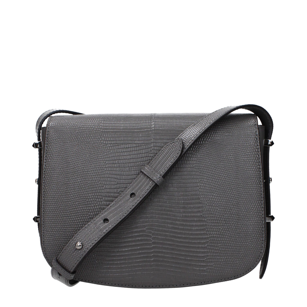 Grained Leather Mini Beat Crossbody