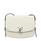 Mini White Patent Leather Beat Crossbody