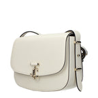 Mini White Patent Leather Beat Crossbody