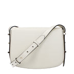 Mini White Patent Leather Beat Crossbody
