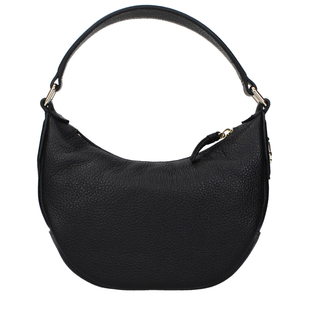 Grained Leather Handbag