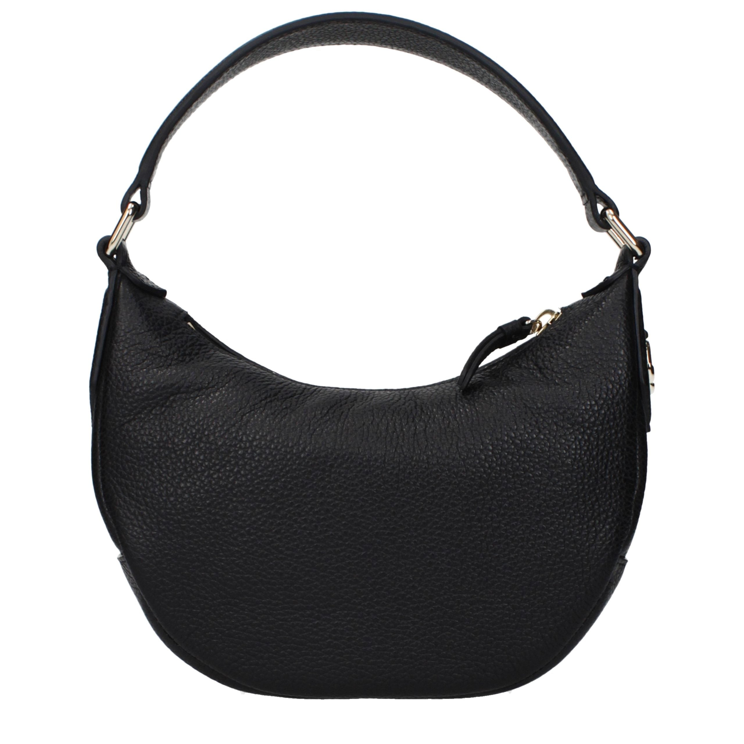 Grained Leather Handbag