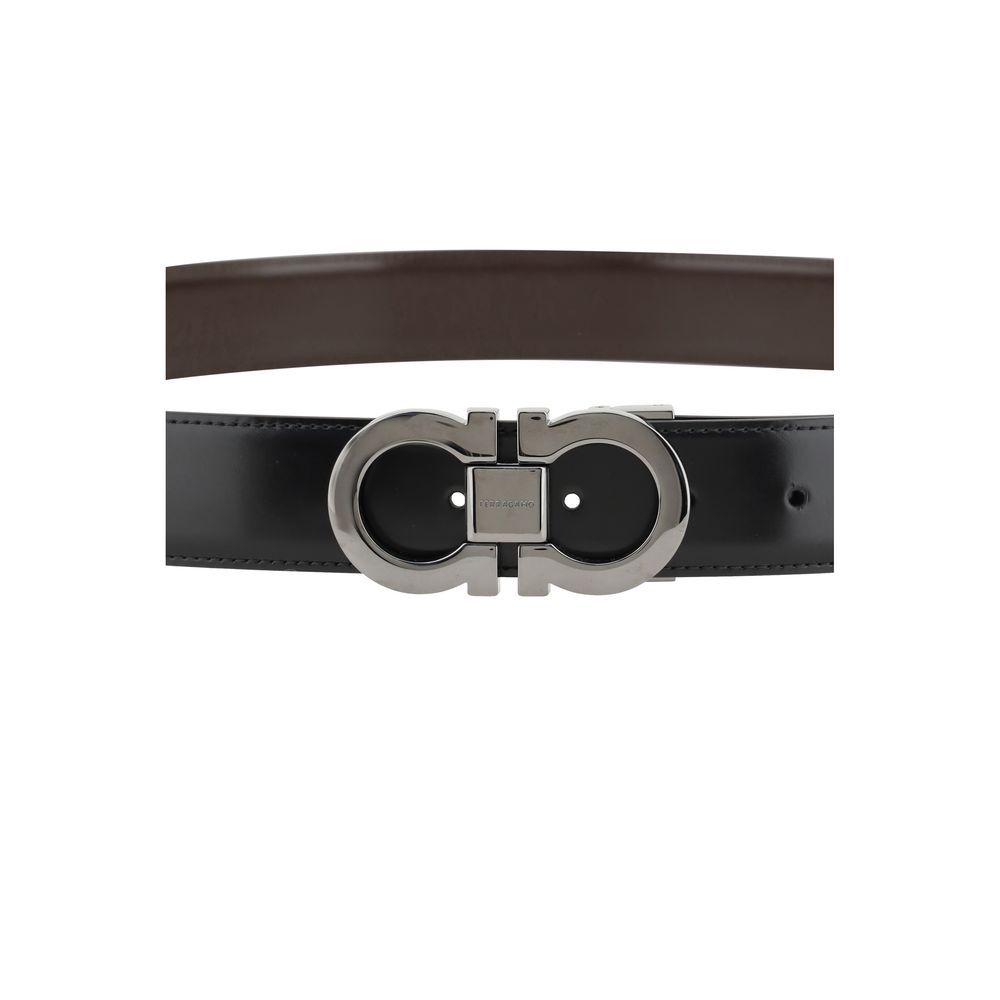 Calf Leather Gancini Belt