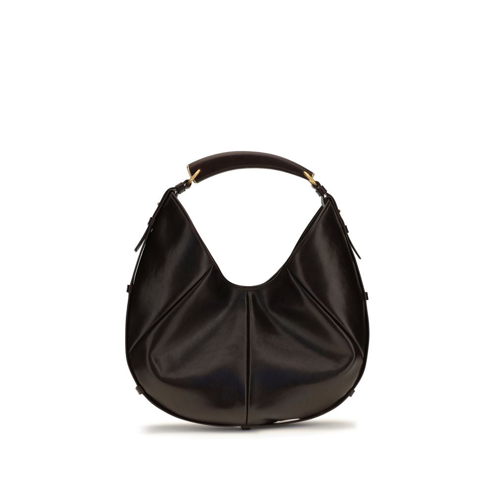 Medium Mombasa Calfskin Suede Shoulder Bag