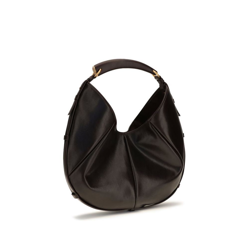 Medium Mombasa Calfskin Suede Shoulder Bag