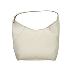 White Leather Lara Shoulder Bag