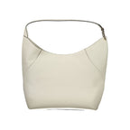 White Leather Lara Shoulder Bag