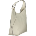White Leather Lara Shoulder Bag