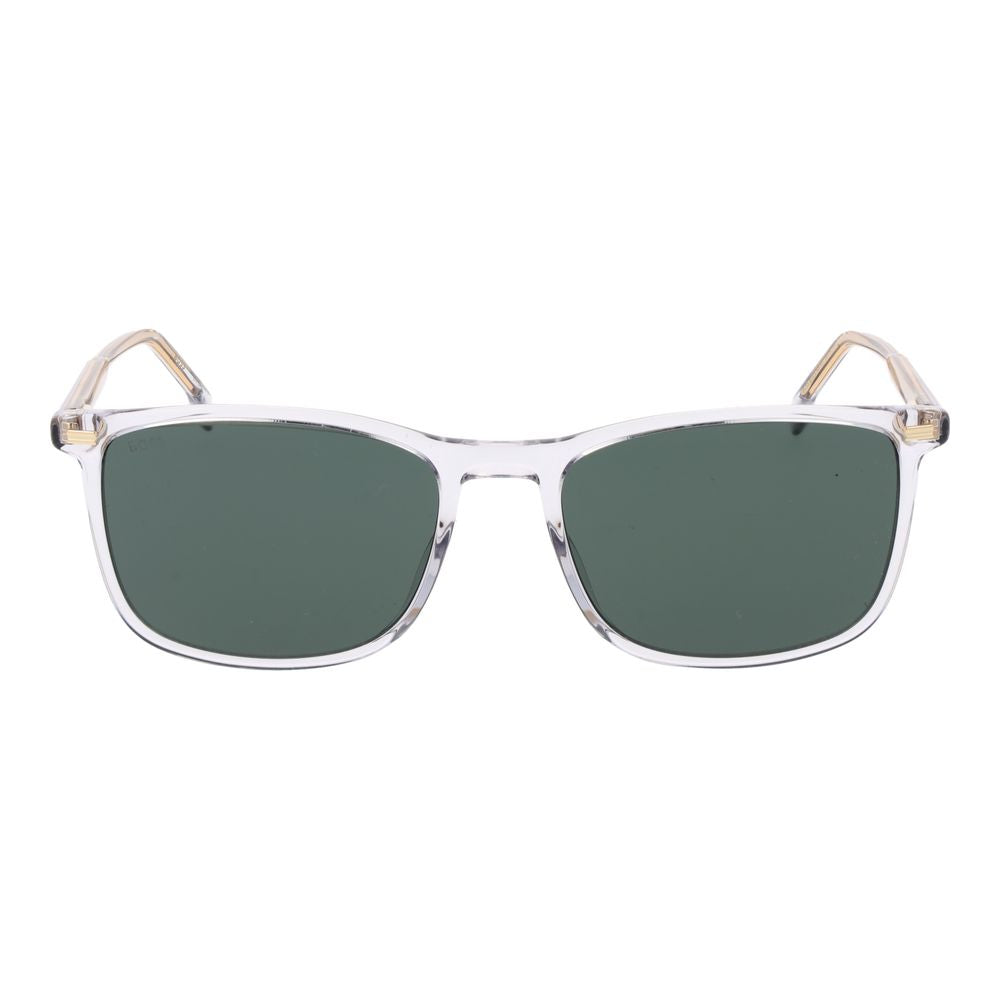 Grey Acetate Rectangle Sunglasses