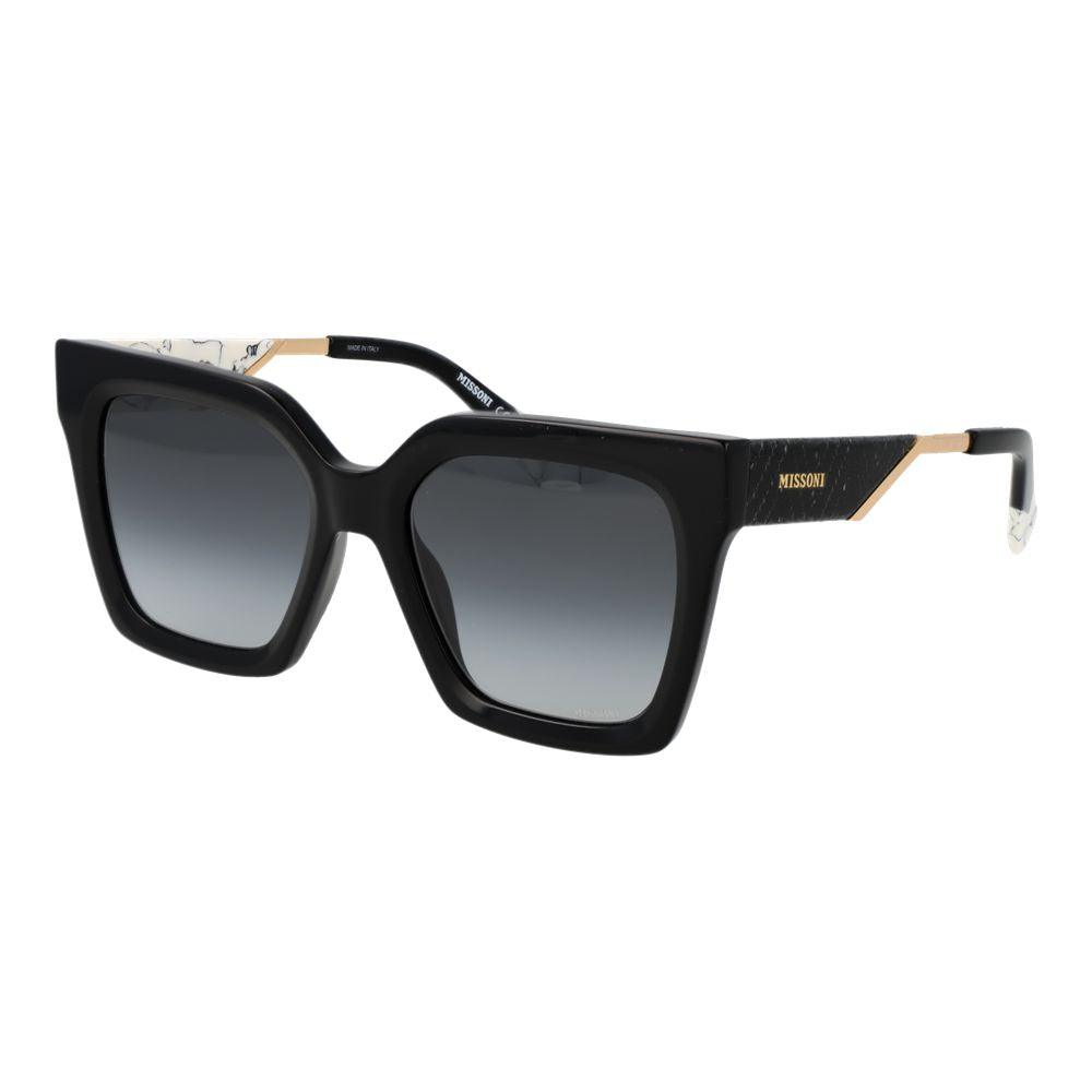 Black Acetate Square Sunglasses