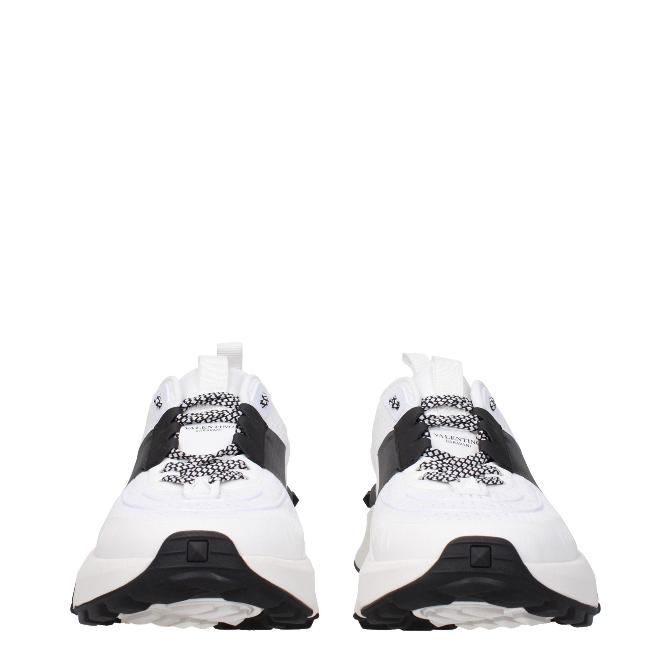 Blue Fabric Sporty-Glam Sneakers