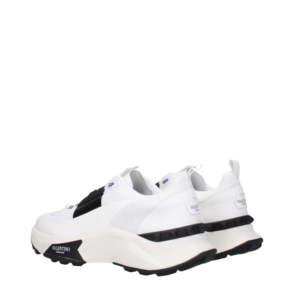 Blue Fabric Sporty-Glam Sneakers