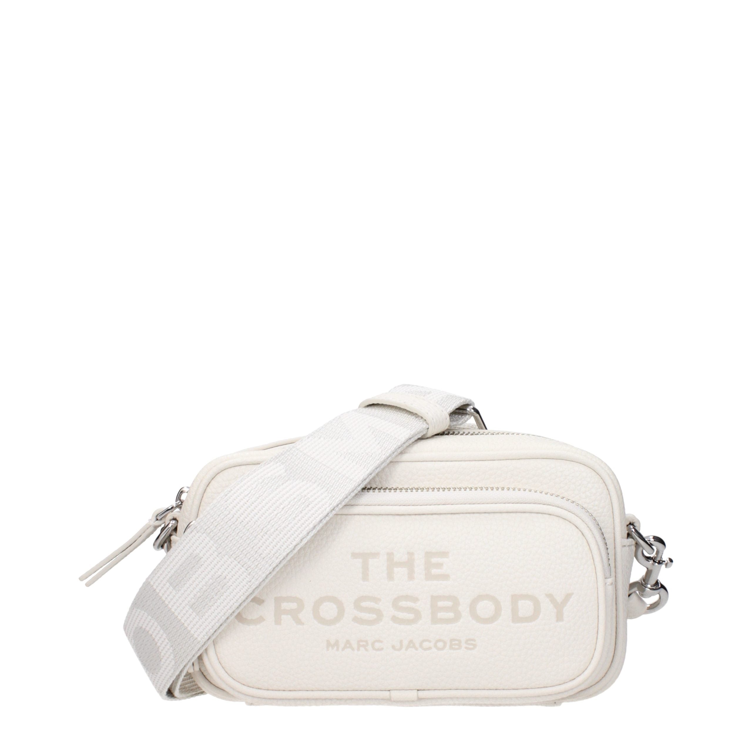 Blue Grained Leather Crossbody Bag