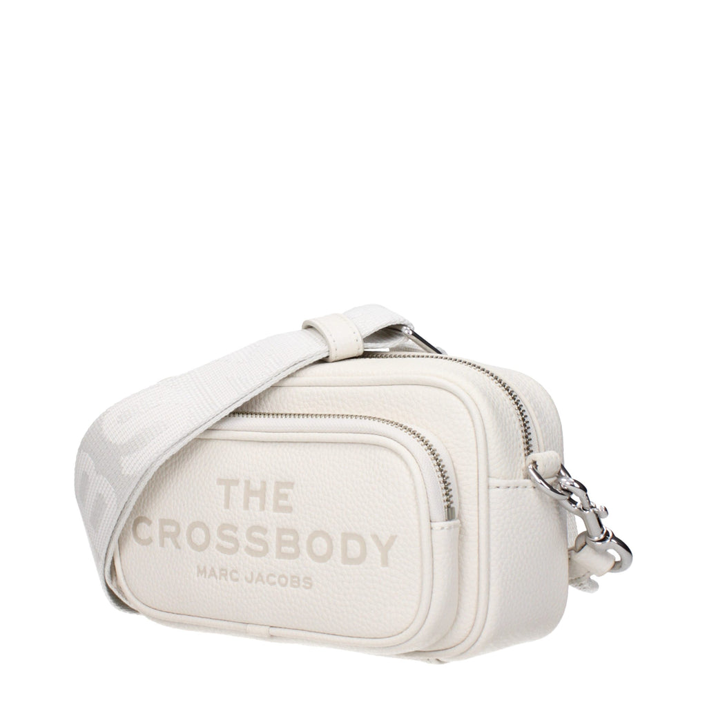 Blue Grained Leather Crossbody Bag