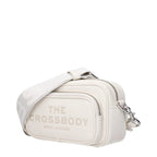 Blue Grained Leather Crossbody Bag