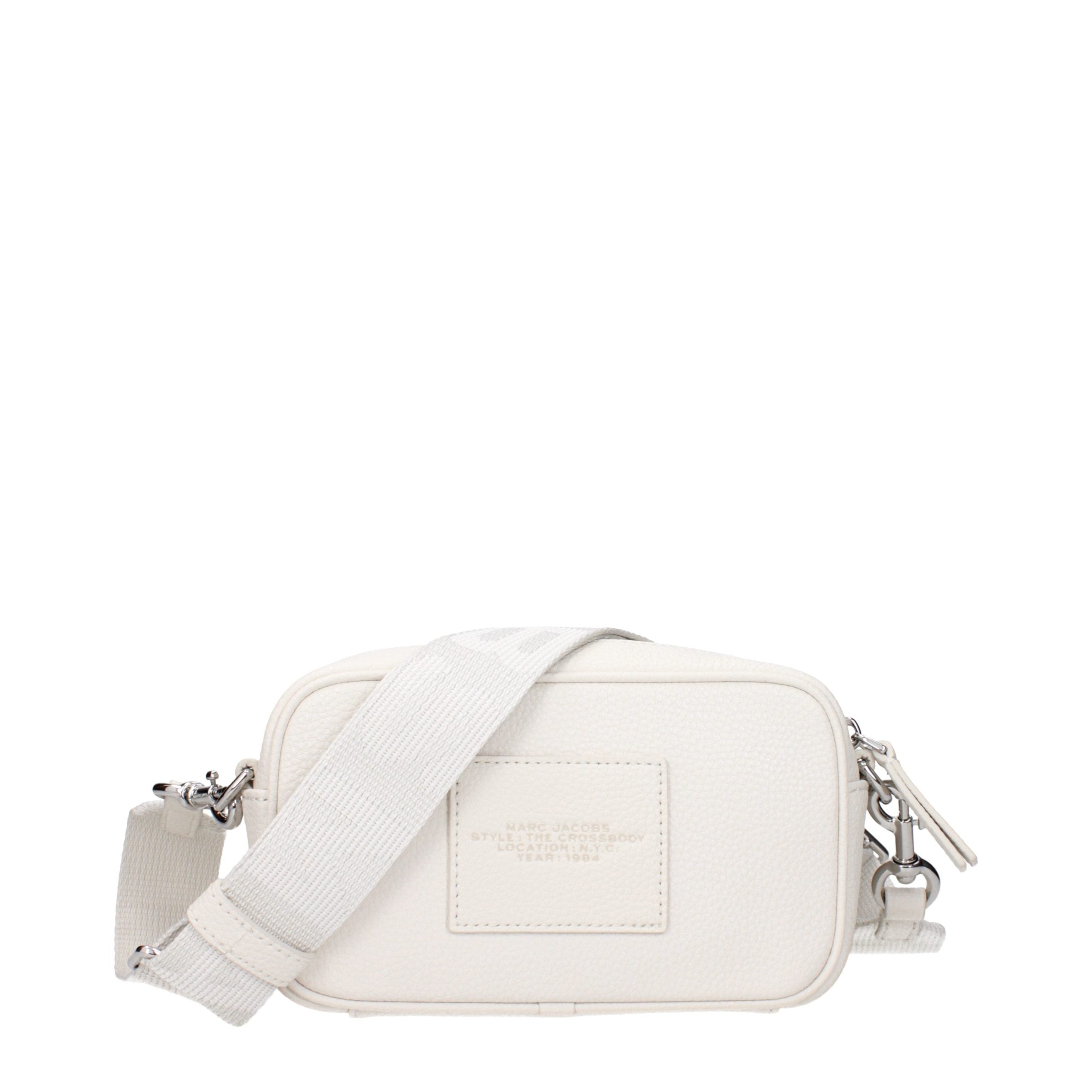 Blue Grained Leather Crossbody Bag
