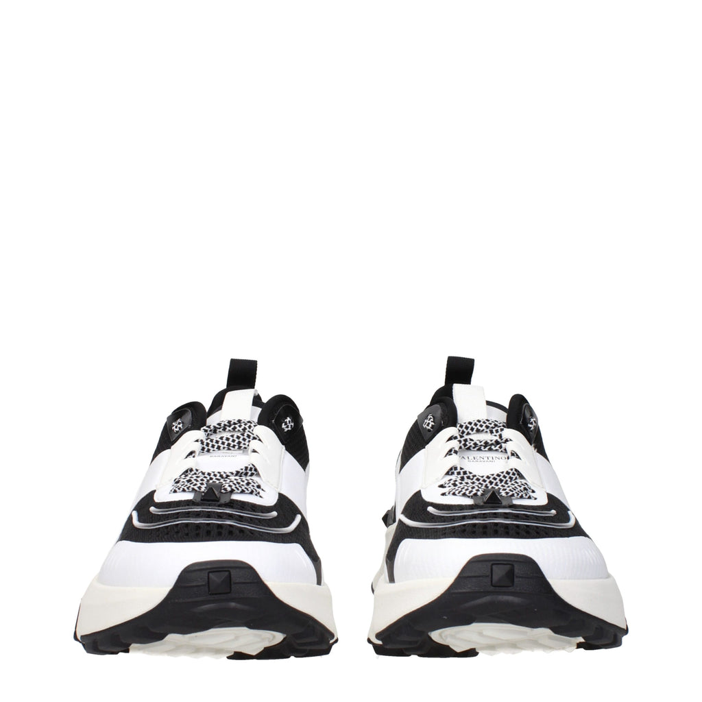 Midnight Black Ultra‑Light Technical Fabric Sneakers