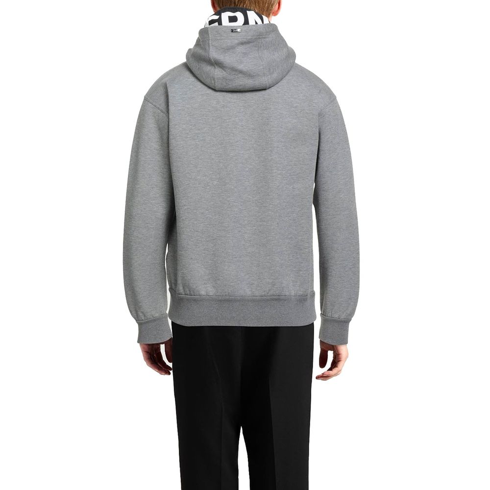 Heather Gray Cotton Blend Sweatshirt