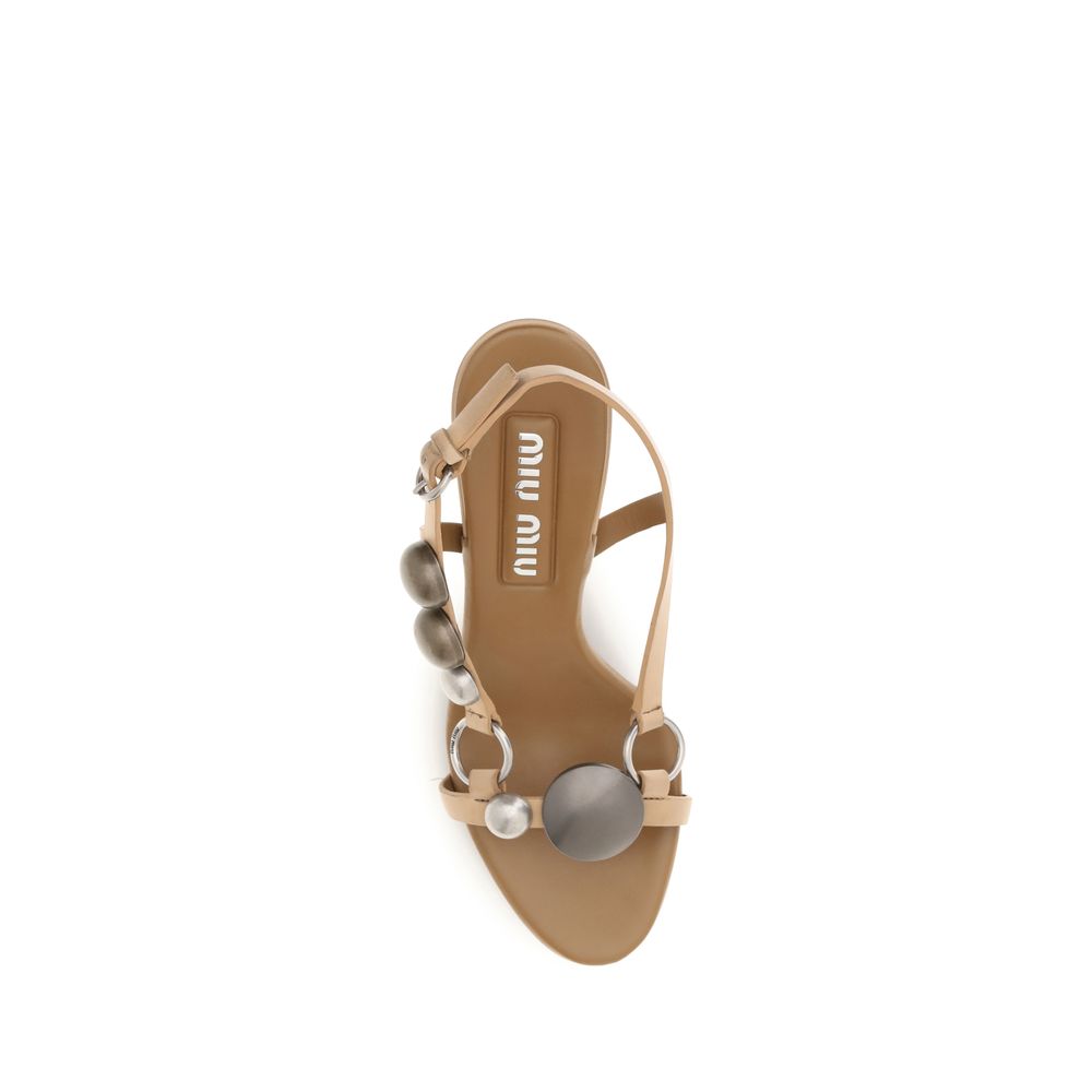 Brown Calfskin Sandals