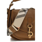 Small Calf Leather B Clip Crossbody Bag
