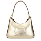 Gold Leather Shoulder Bag
