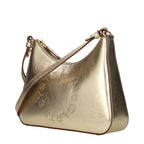 Gold Leather Shoulder Bag