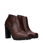 Brown Leather Ankle Boots