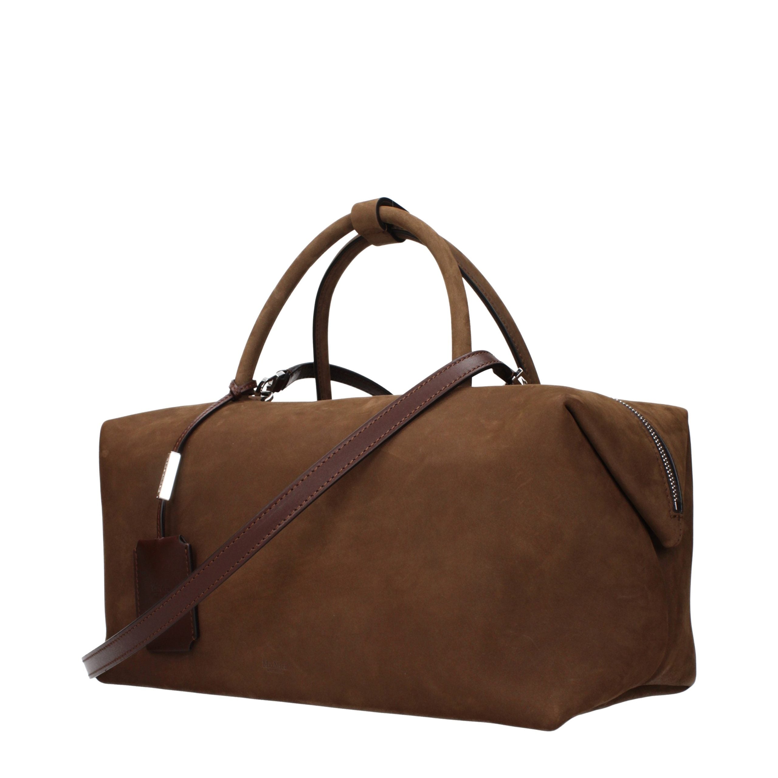 Brown Suede Satchel