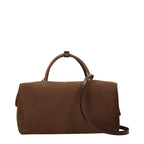 Brown Suede Satchel