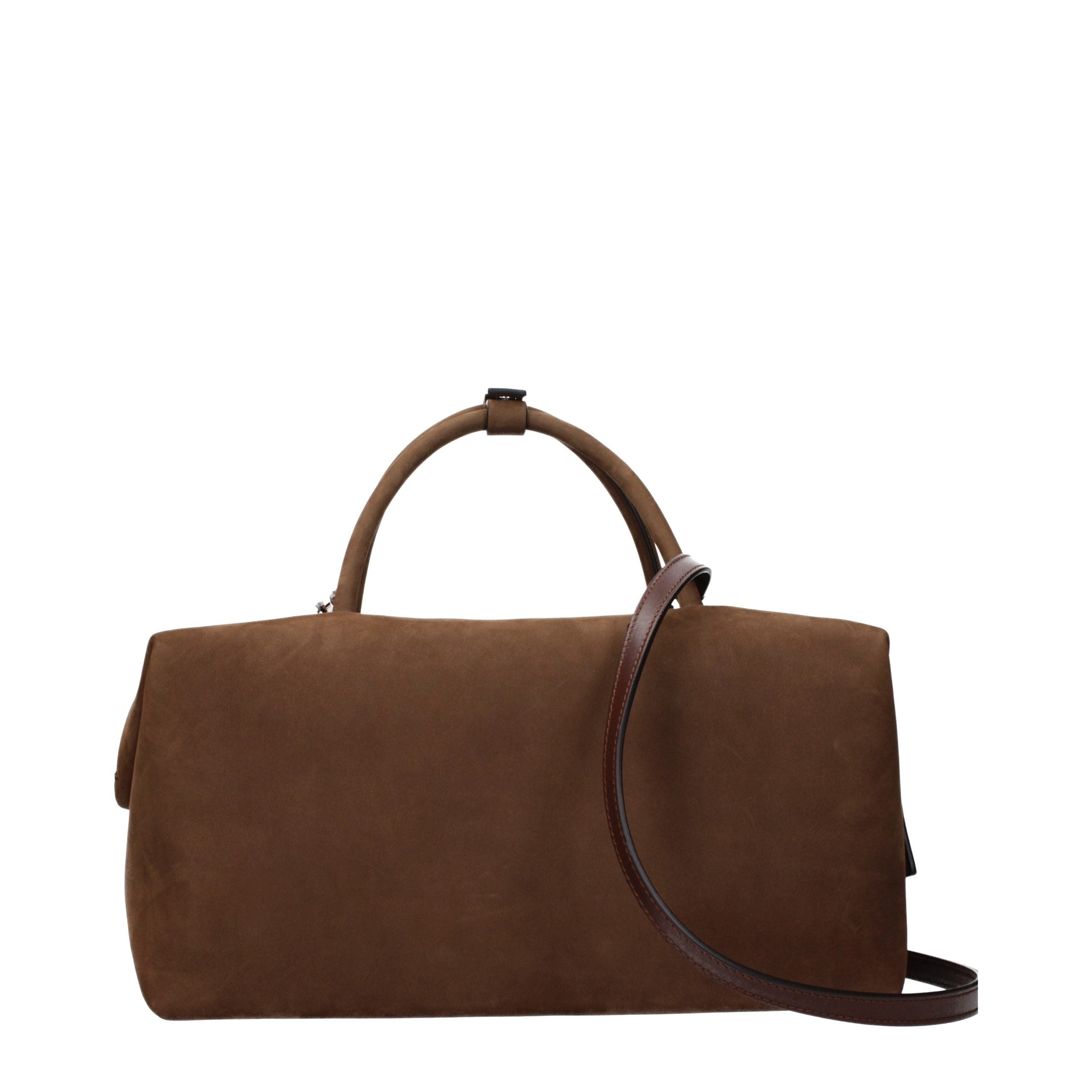 Brown Suede Satchel
