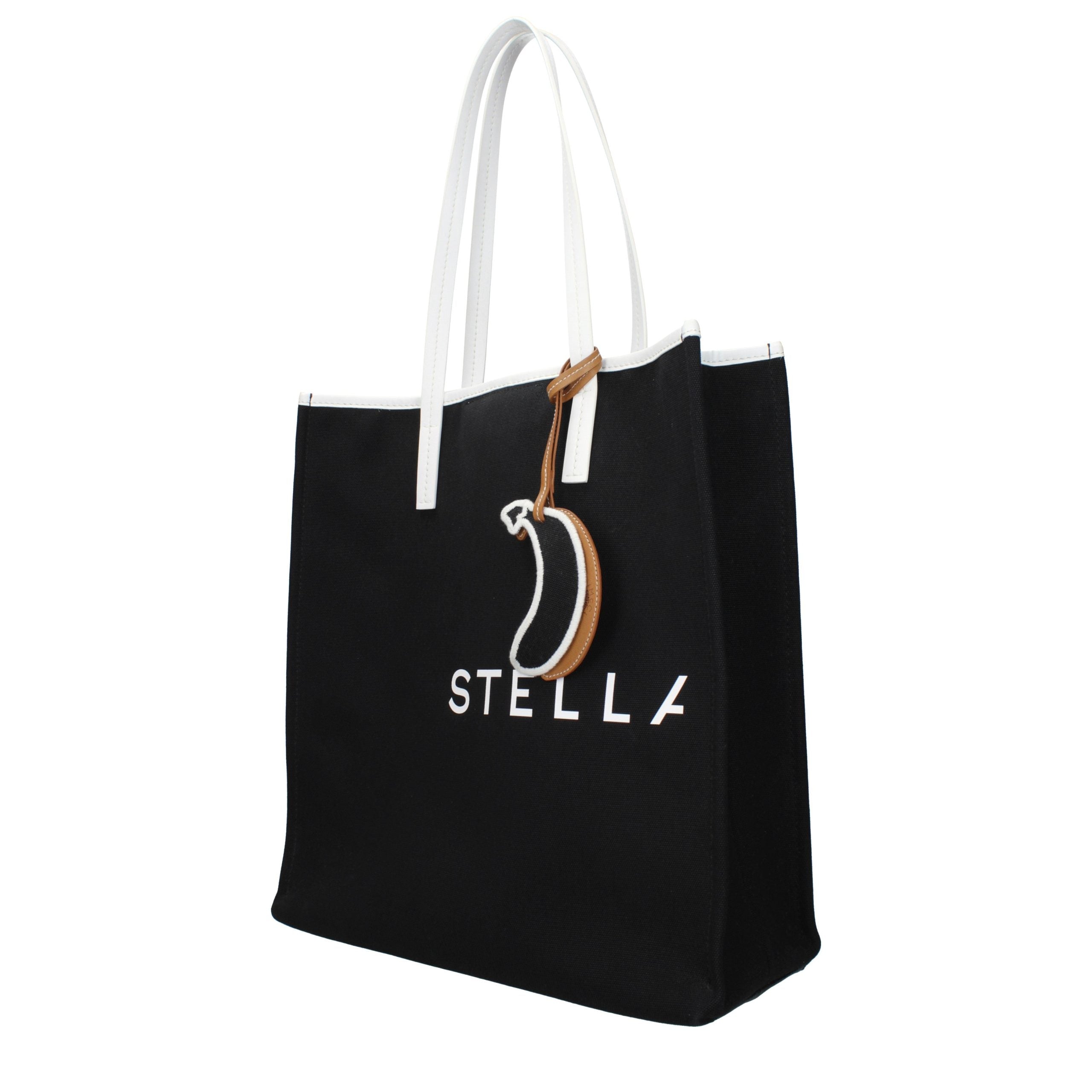 Black Fabric Shoulder Bag