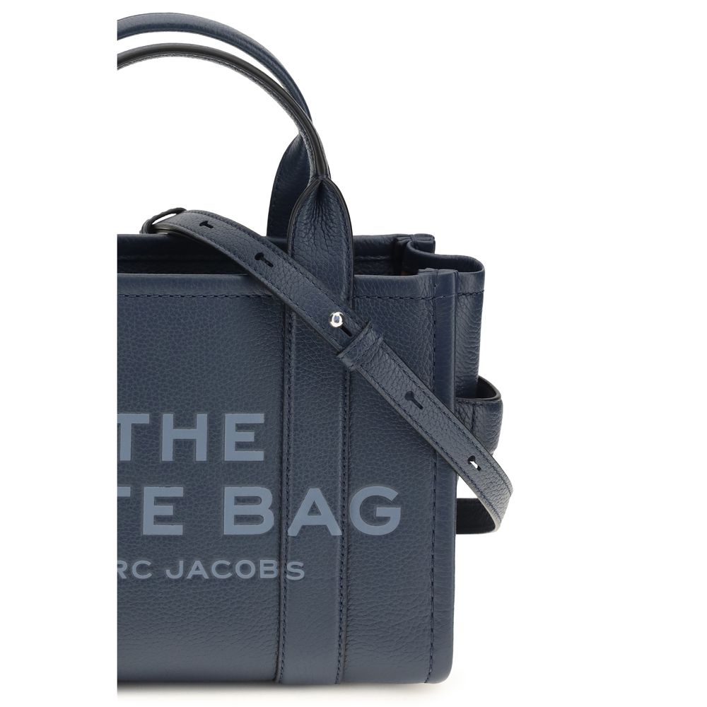 Grained Leather Small Tote Handbag