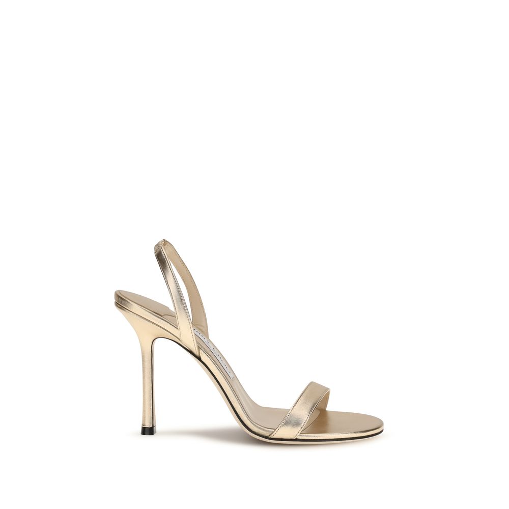 Calfskin Jenn Stiletto Heel Sandals